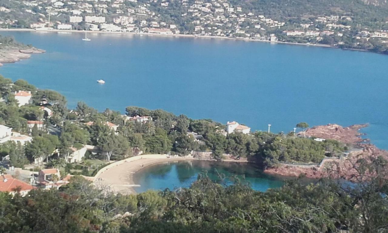 Appartement Vue Mer Piscines Parking Les Coraux Agay Plage Saint-Raphaël Exterior foto